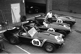 Carroll Shelby and Cobras - Black & White